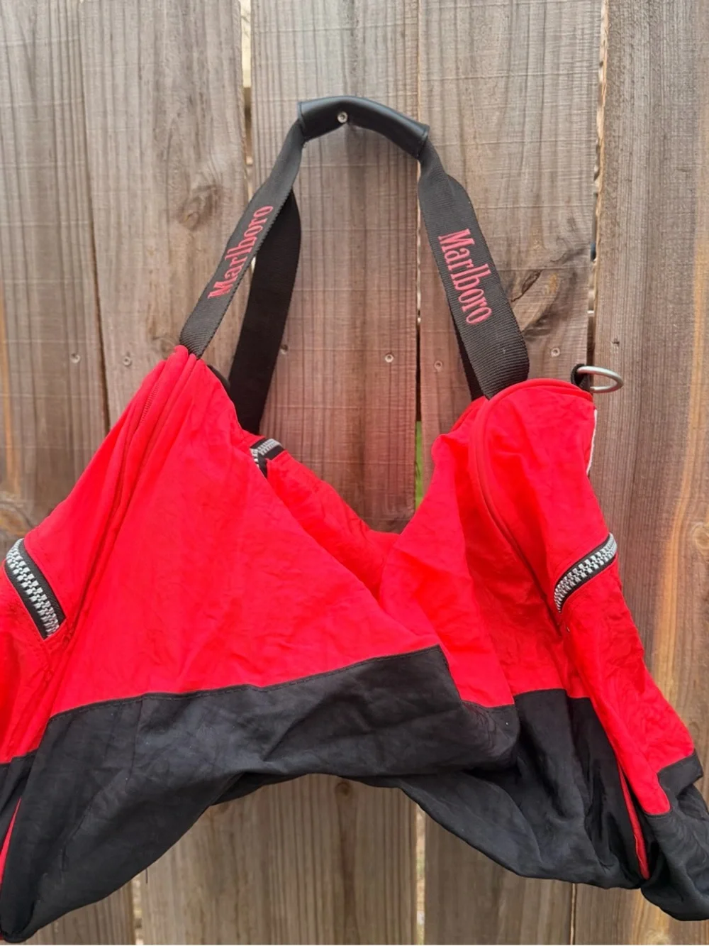 Vintage 1990s Marlboro Unlimited Large Duffle Bag With removable backpack